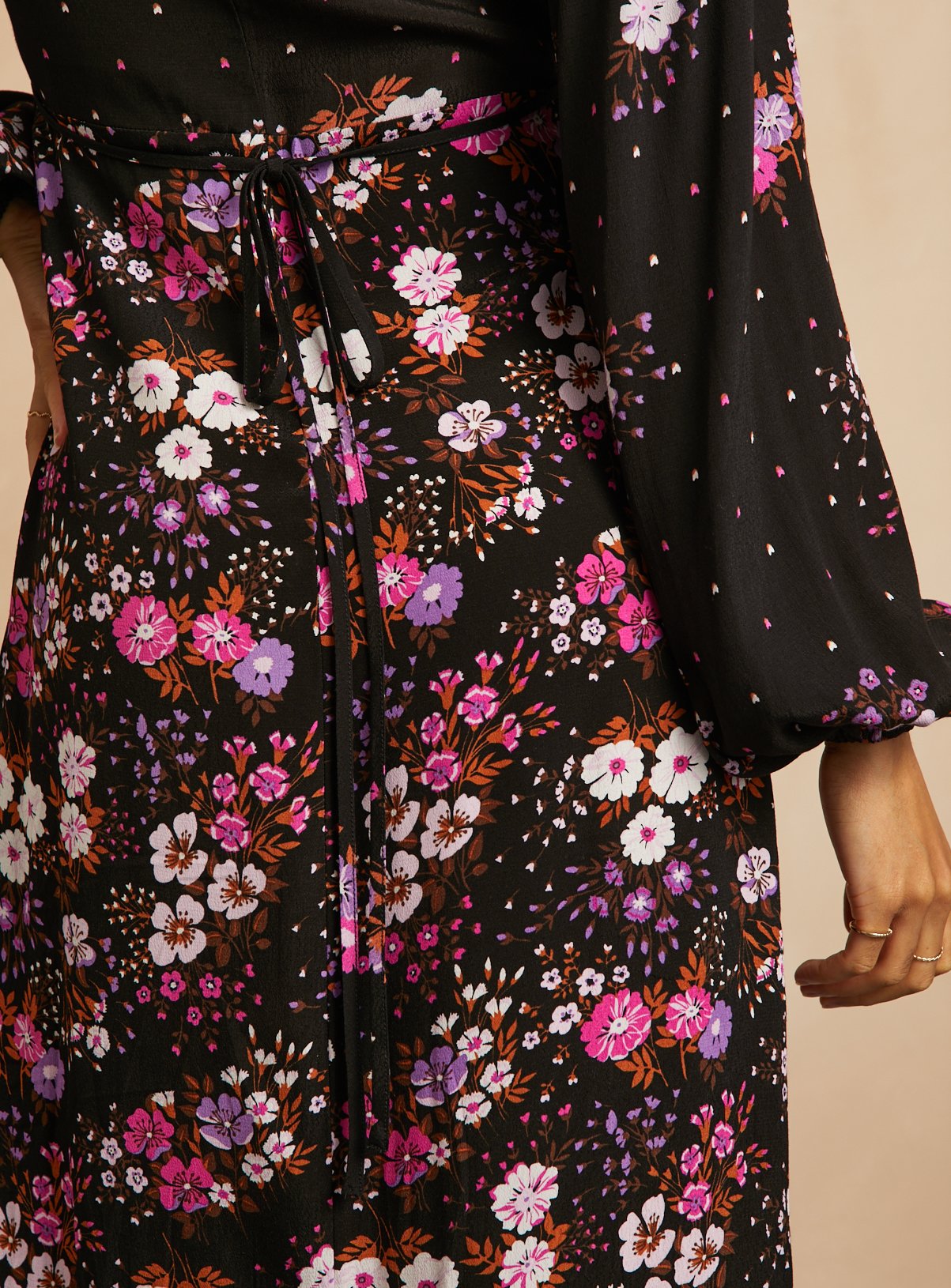 EVERBELLE Patchwork Floral Dress 6 - Image 3 thumbnail